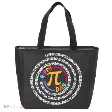 Happy Pi Day 3.14 Mathematic Math Teacher Gift Spiral Pi Day Tote Bag