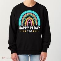 Happy Pi Day Mathematic Math Teacher Gift Rainbow Women Girl Women's Sweatshirt thumb 0