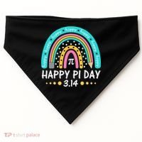 Happy Pi Day Mathematic Math Teacher Gift Rainbow Women Girl USA-Made Doggie Bandana thumb 0