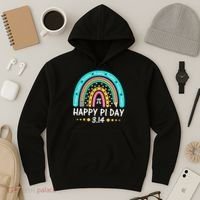Happy Pi Day Mathematic Math Teacher Gift Rainbow Women Girl Hoodie thumb 3