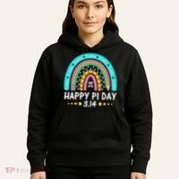 Happy Pi Day Mathematic Math Teacher Gift Rainbow Women Girl Hoodie thumb 5