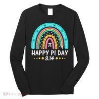 Happy Pi Day Mathematic Math Teacher Gift Rainbow Women Girl Long Sleeve Shirt thumb 0