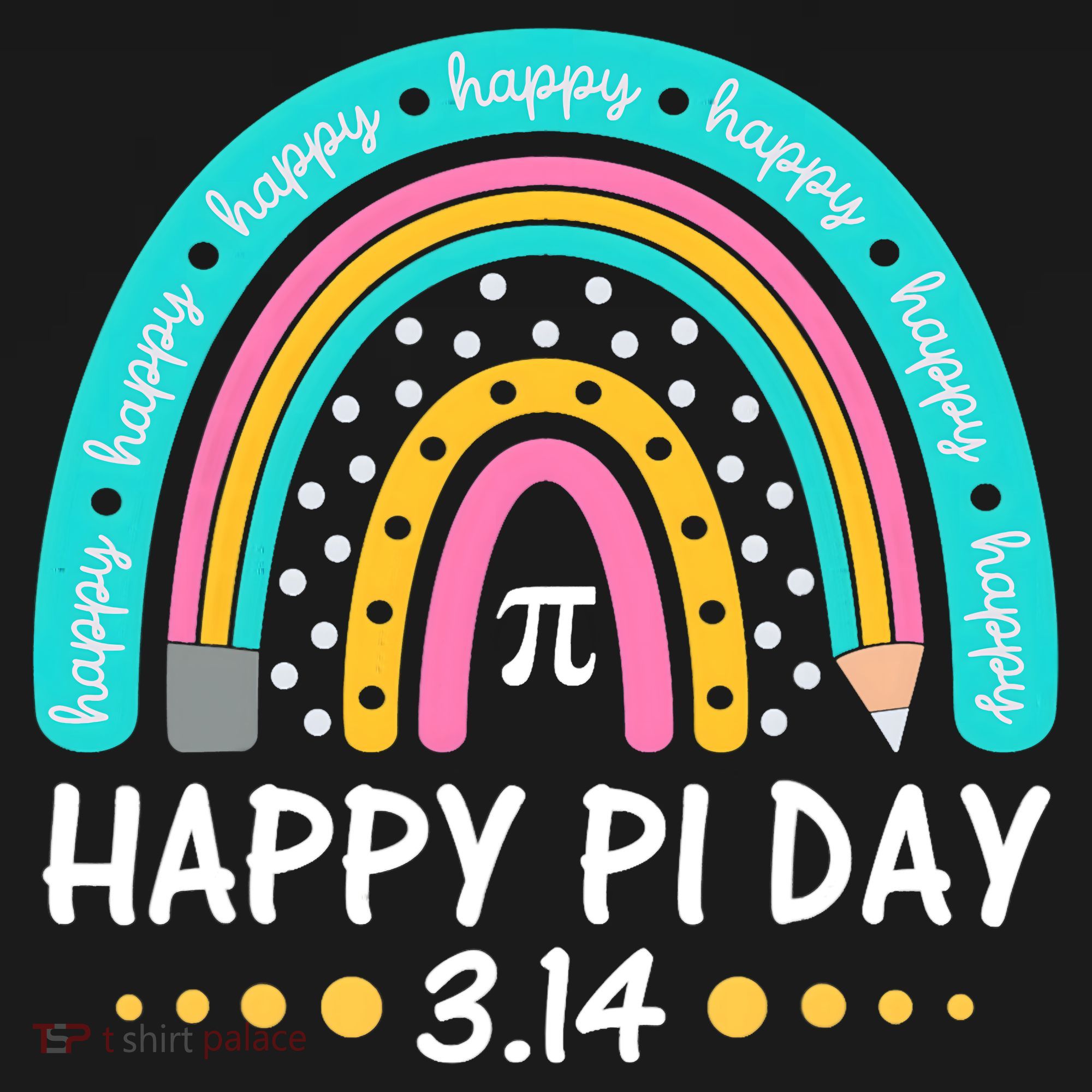 Happy Pi Day Mathematic Math Teacher Gift Rainbow Women Girl Women's Hoodie