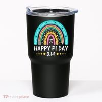 Happy Pi Day Mathematic Math Teacher Gift Rainbow Women Girl Tumbler thumb 0