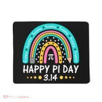 Happy Pi Day Mathematic Math Teacher Gift Rainbow Women Girl Mousepad thumb 0