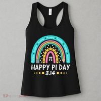 Happy Pi Day Mathematic Math Teacher Gift Rainbow Women Girl Women's Tank Top thumb 3