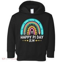 Happy Pi Day Mathematic Math Teacher Gift Rainbow Women Girl Toddler Hoodie thumb 0