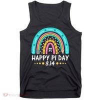 Happy Pi Day Mathematic Math Teacher Gift Rainbow Women Girl Tank Top thumb 0