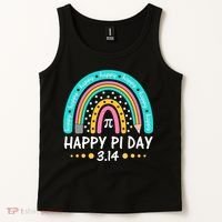 Happy Pi Day Mathematic Math Teacher Gift Rainbow Women Girl Tank Top thumb 2