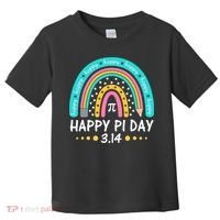 Happy Pi Day Mathematic Math Teacher Gift Rainbow Women Girl Toddler T-Shirt thumb 0