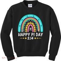 Happy Pi Day Mathematic Math Teacher Gift Rainbow Women Girl Kids Sweatshirt thumb 0