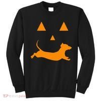 Halloween Pumpkin Dachshund Jackolantern Costume Sweatshirt thumb 0