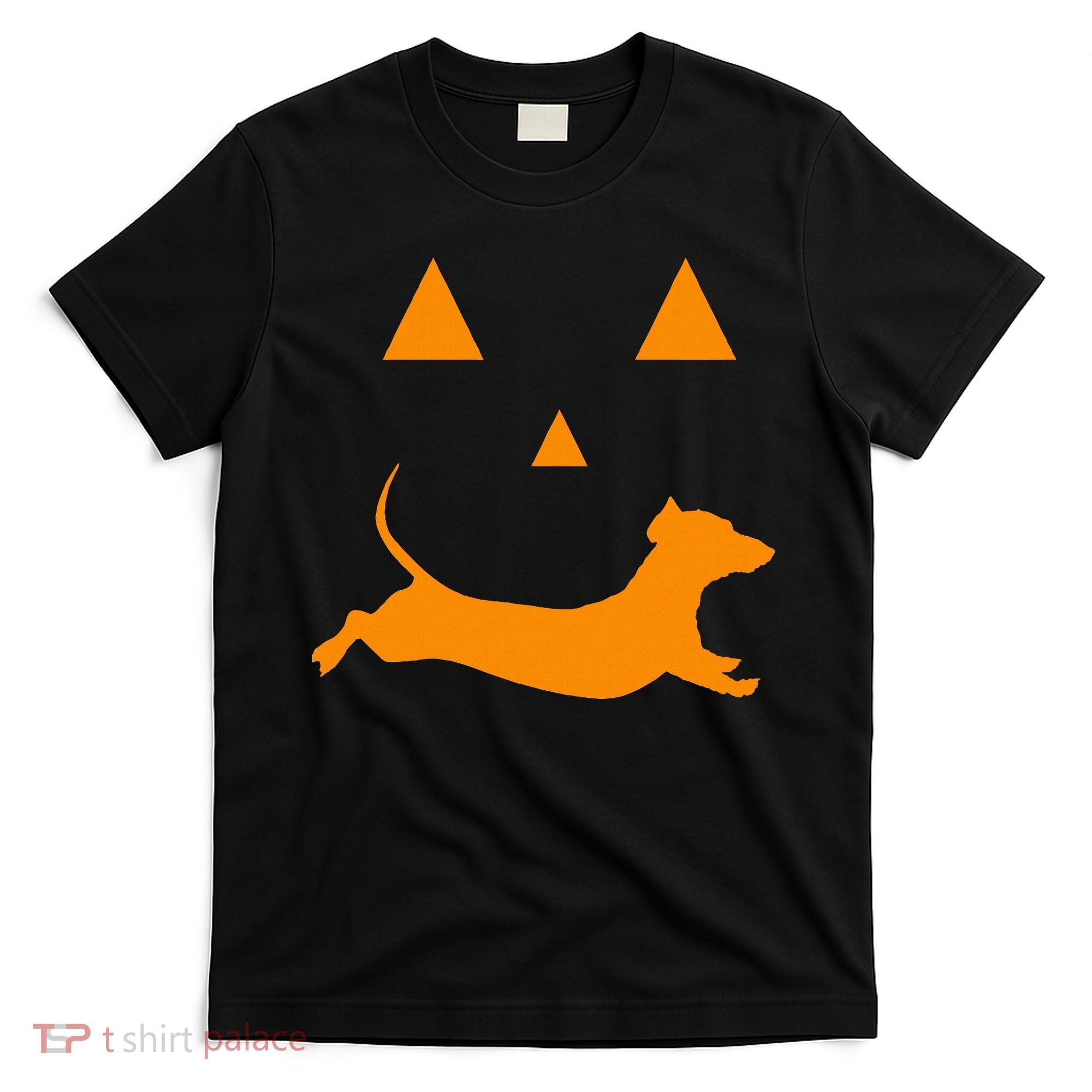 Halloween Pumpkin Dachshund Jackolantern Costume T-Shirt
