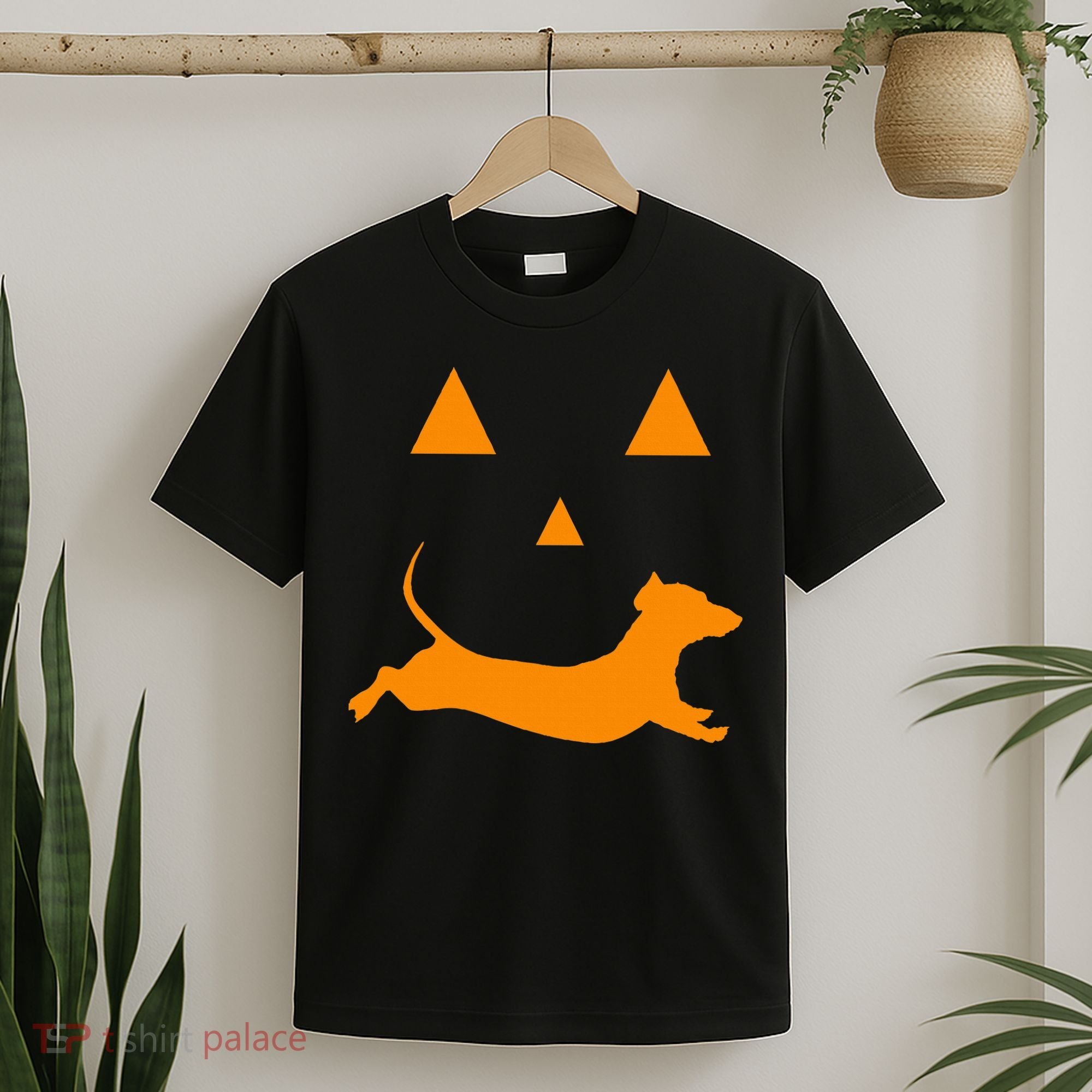 Halloween Pumpkin Dachshund Jackolantern Costume T-Shirt