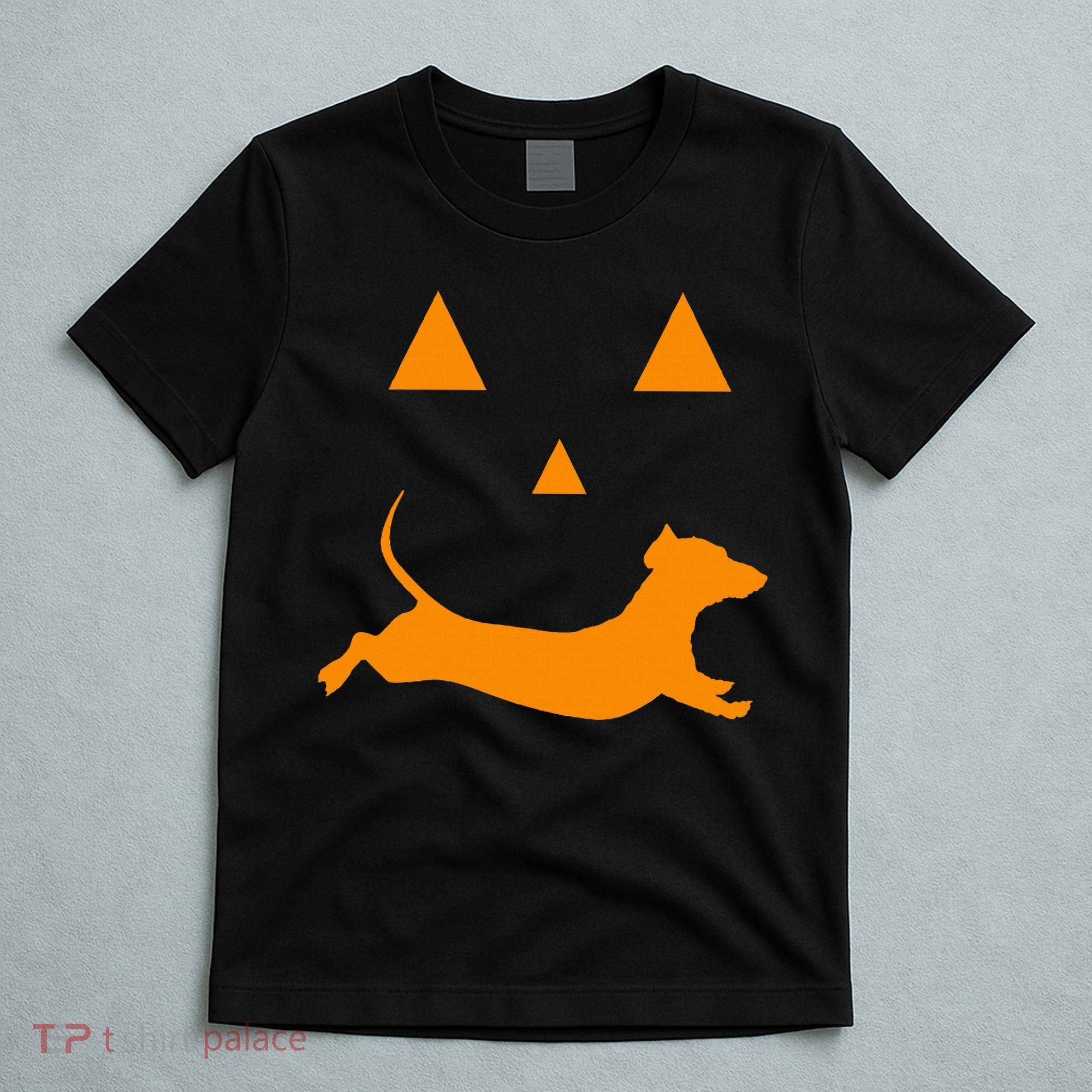 Halloween Pumpkin Dachshund Jackolantern Costume T-Shirt