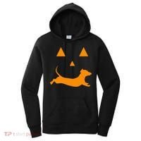 Halloween Pumpkin Dachshund Jackolantern Costume Women's Hoodie thumb 0