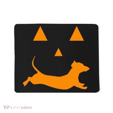 Halloween Pumpkin Dachshund Jackolantern Costume Mousepad