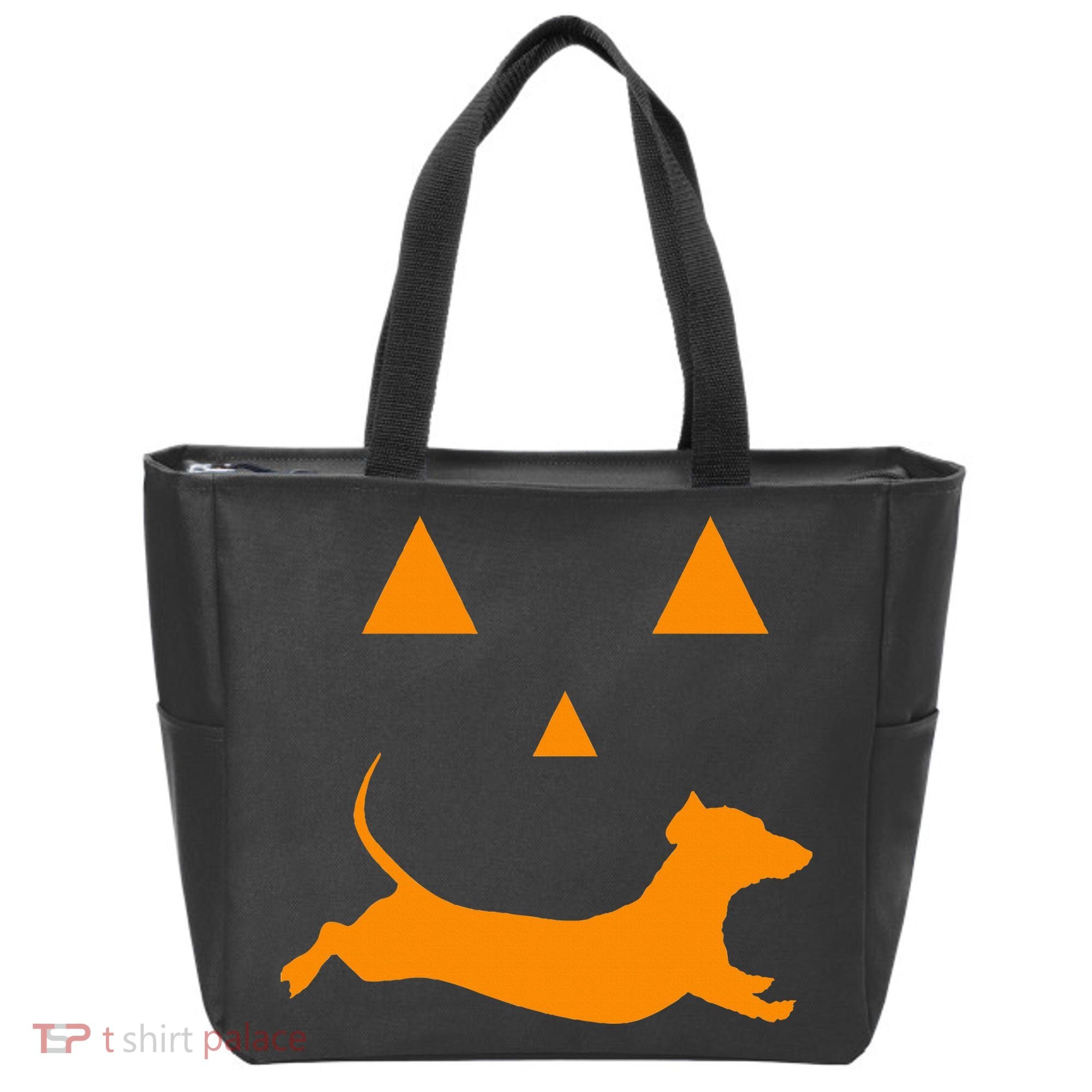 Halloween Pumpkin Dachshund Jackolantern Costume Tote Bag
