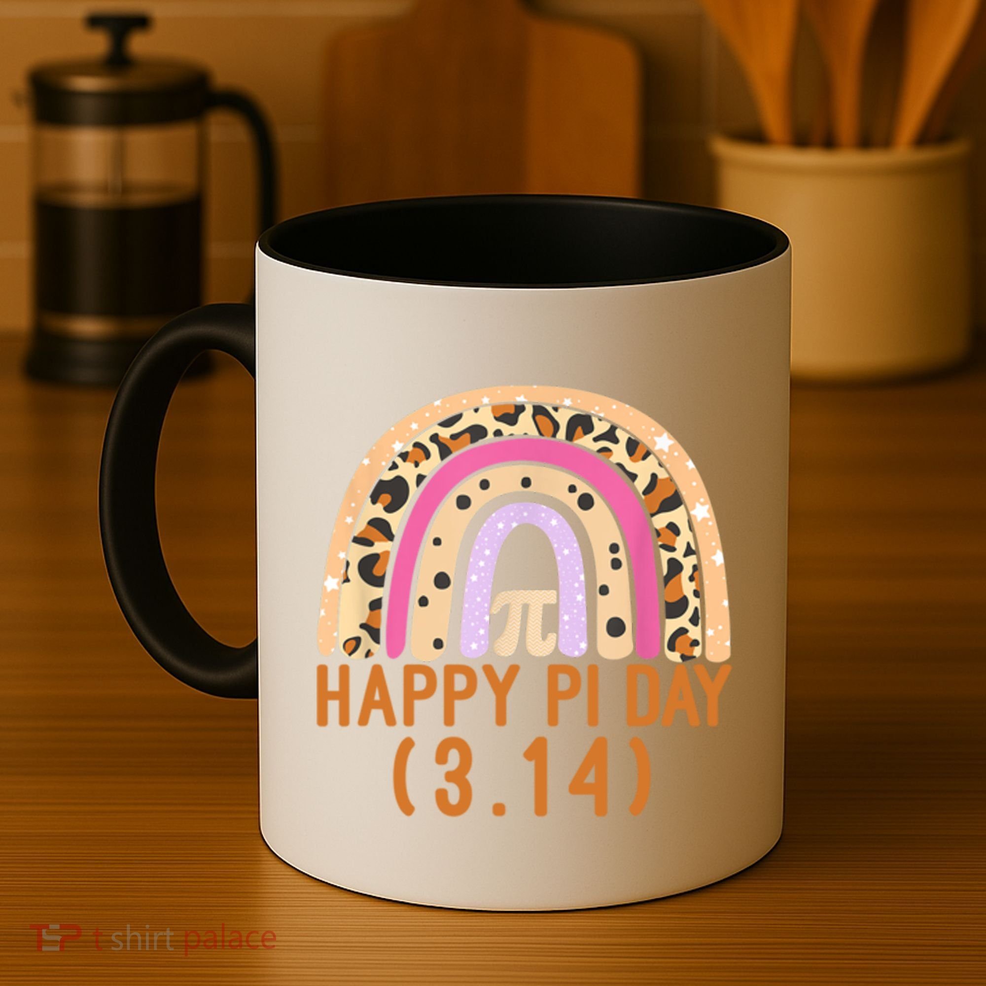 Happy Pi Day Rainbow March 14th Coffee Mug