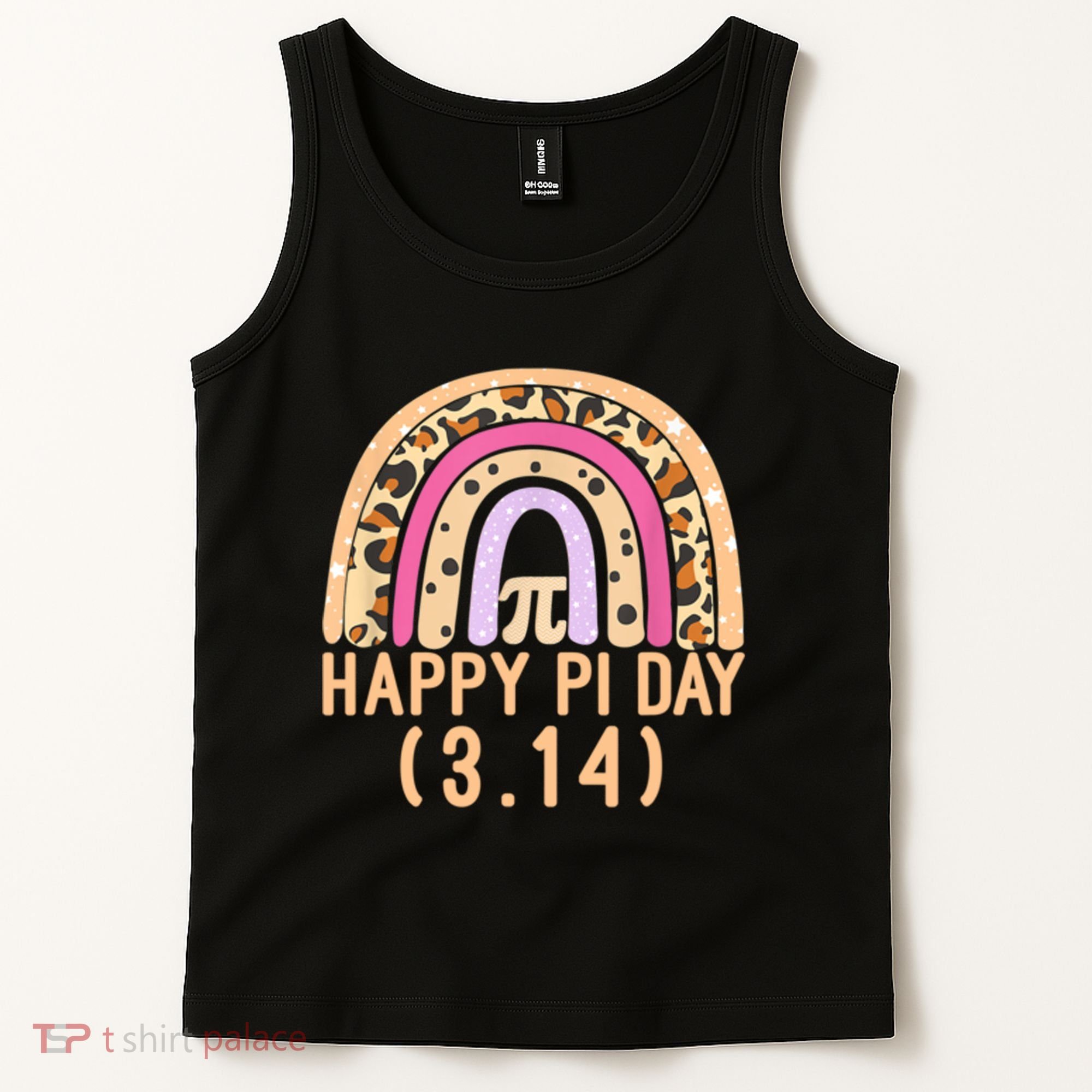 Happy Pi Day Rainbow March 14th Tank Top