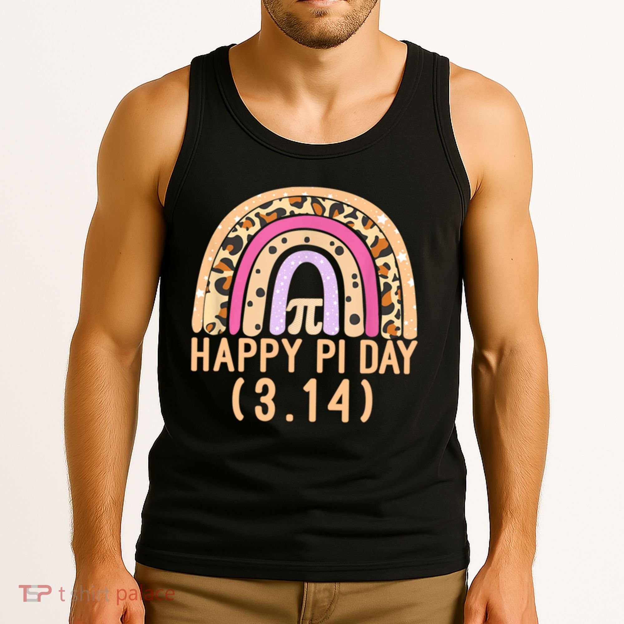 Happy Pi Day Rainbow March 14th Tank Top