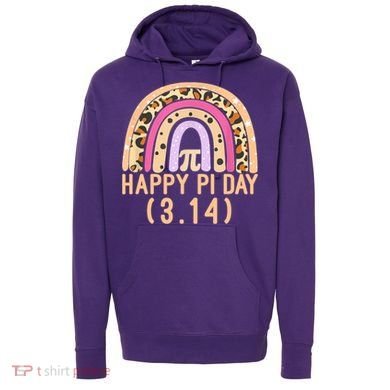 Happy Pi Day Rainbow March 14th Hoodie