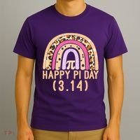 Happy Pi Day Rainbow March 14th T-Shirt thumb 3