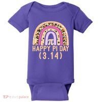 Happy Pi Day Rainbow March 14th Baby Bodysuit thumb 0