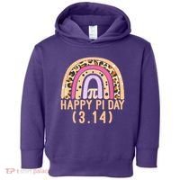 Happy Pi Day Rainbow March 14th Toddler Hoodie thumb 0
