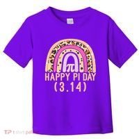 Happy Pi Day Rainbow March 14th Toddler T-Shirt thumb 0