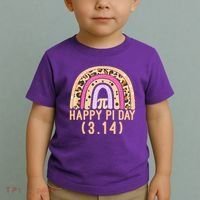Happy Pi Day Rainbow March 14th Toddler T-Shirt thumb 2