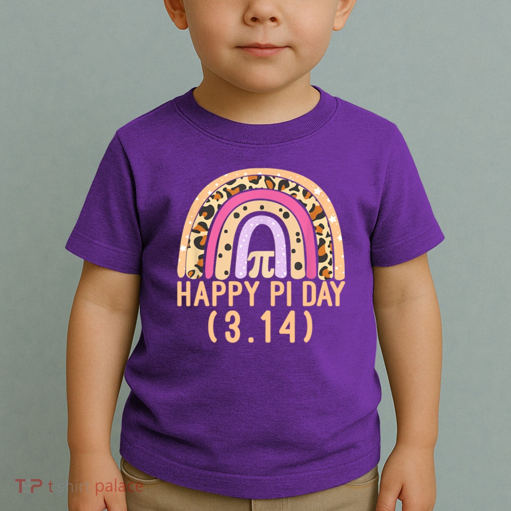 Happy Pi Day Rainbow March 14th Toddler T-Shirt