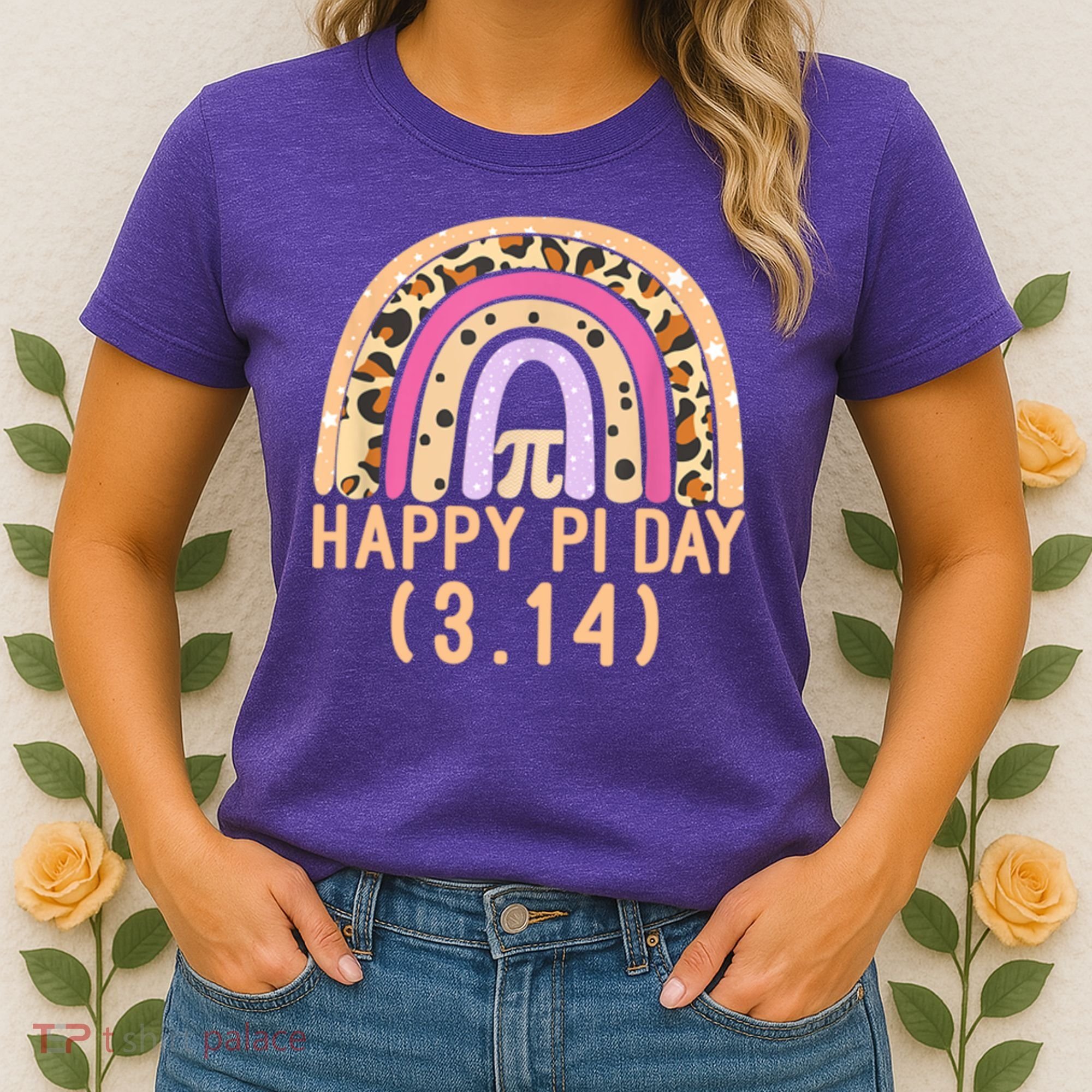 Happy Pi Day Rainbow March 14th Women's T-Shirt