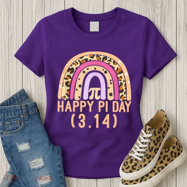 Happy Pi Day Rainbow March 14th Women's T-Shirt