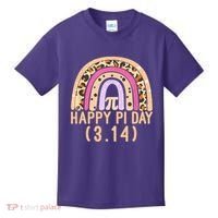 Happy Pi Day Rainbow March 14th Kids T-Shirt thumb 0