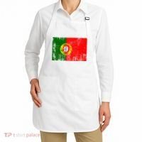 Happy Portugal Day Distressed Portugal Flag Apron thumb 2