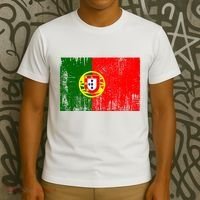 Happy Portugal Day Distressed Portugal Flag T-Shirt thumb 3