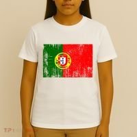 Happy Portugal Day Distressed Portugal Flag T-Shirt thumb 4