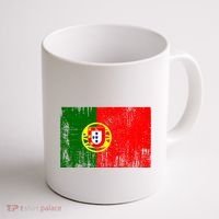 Happy Portugal Day Distressed Portugal Flag Coffee Mug thumb 1