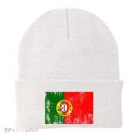 Happy Portugal Day Distressed Portugal Flag Beanie thumb 0