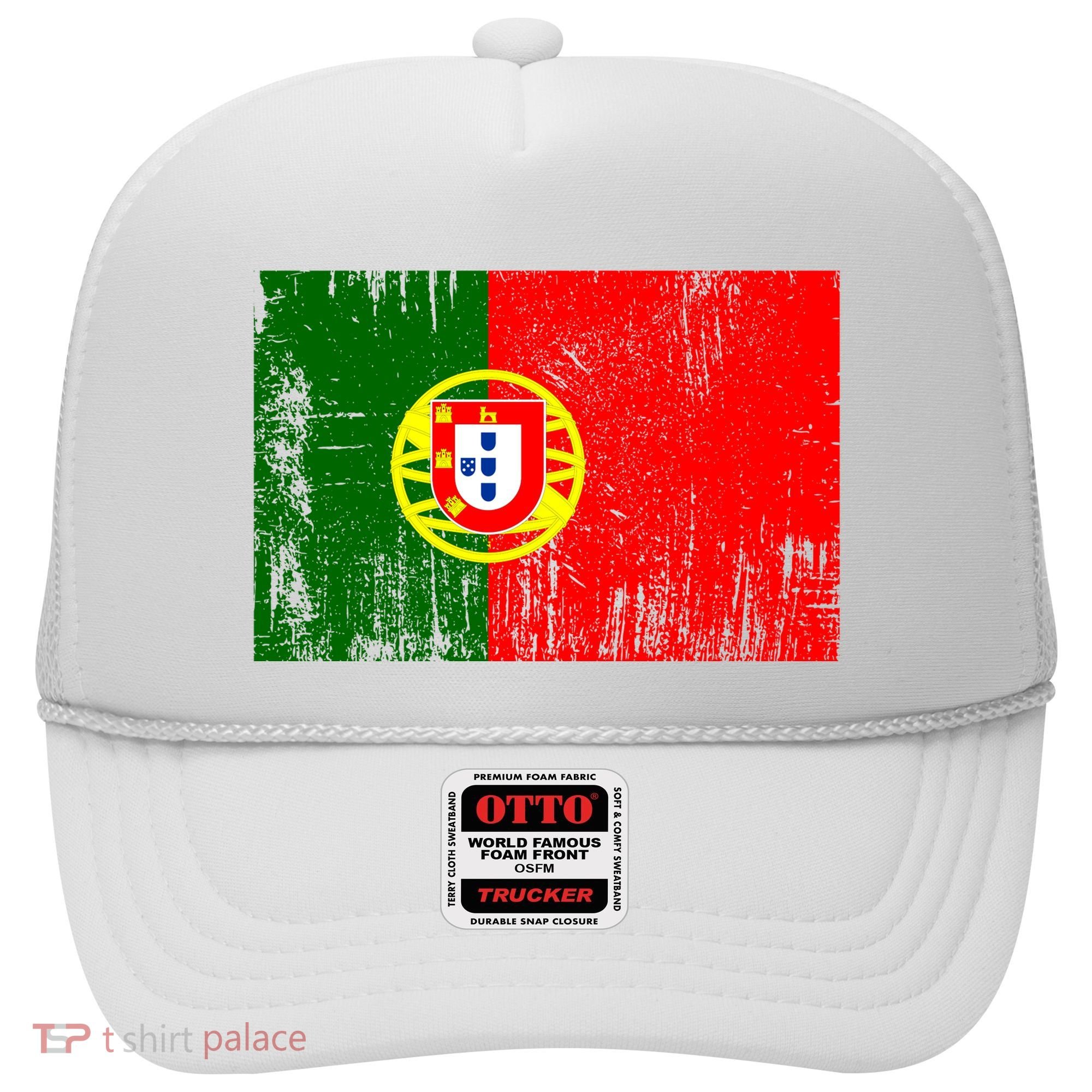 Happy Portugal Day Distressed Portugal Flag Hat