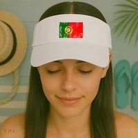 Happy Portugal Day Distressed Portugal Flag Visor thumb 2