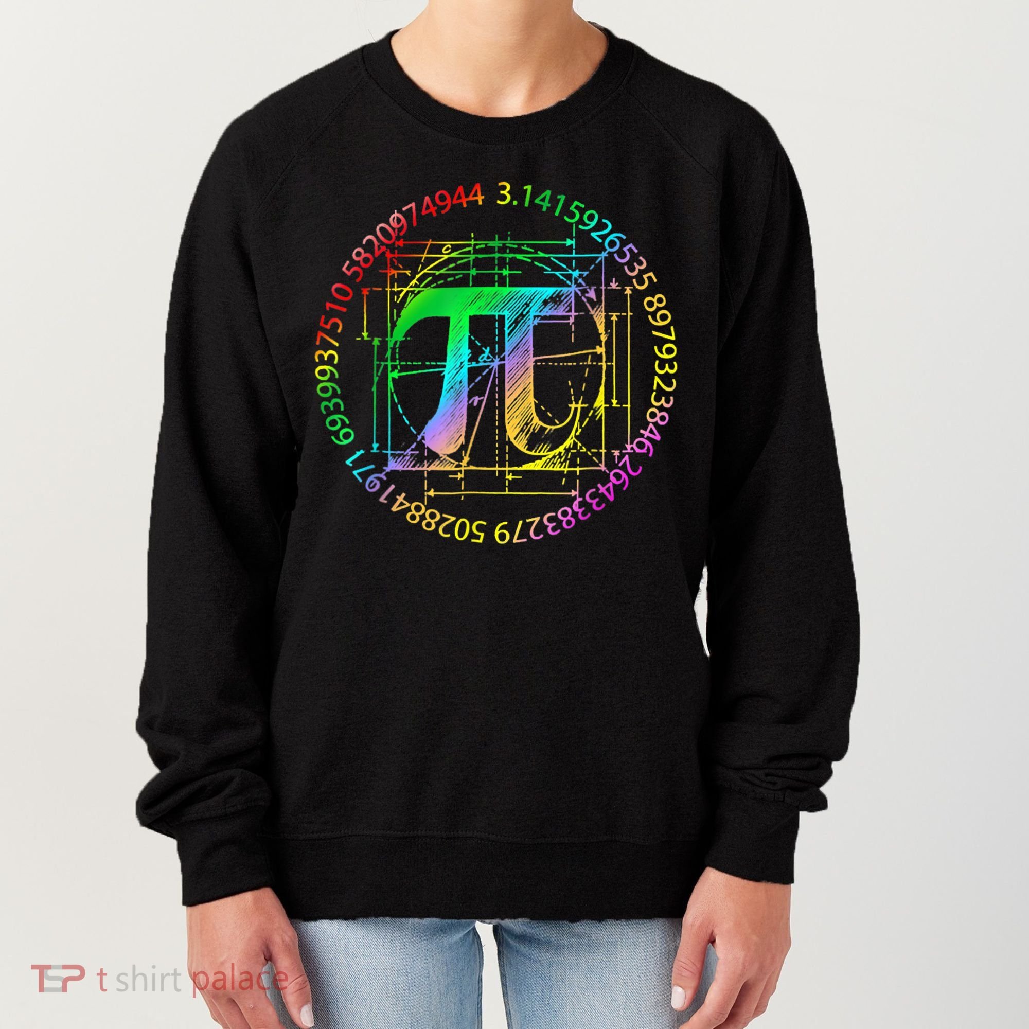 Happy Pi Day Gift 3.14 Pi Mathematic Math Teacher Gift Women's Sweatshirt