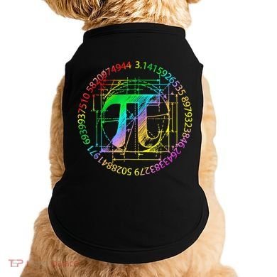 Happy Pi Day Gift 3.14 Pi Mathematic Math Teacher Gift Doggie Tank