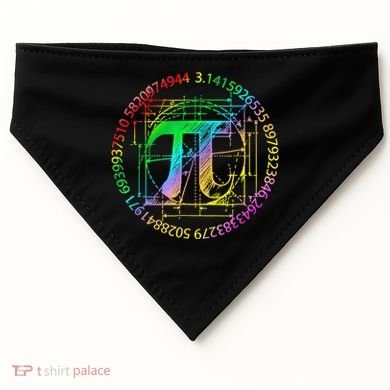 Happy Pi Day Gift 3.14 Pi Mathematic Math Teacher Gift USA-Made Doggie Bandana