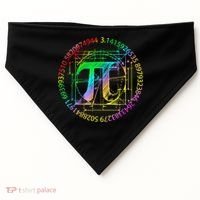 Happy Pi Day Gift 3.14 Pi Mathematic Math Teacher Gift USA-Made Doggie Bandana thumb 0
