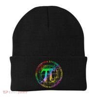 Happy Pi Day Gift 3.14 Pi Mathematic Math Teacher Gift Beanie thumb 0