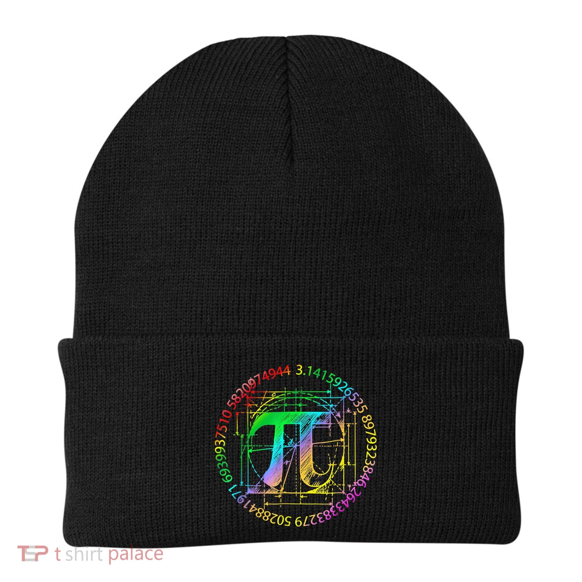 Happy Pi Day Gift 3.14 Pi Mathematic Math Teacher Gift Beanie