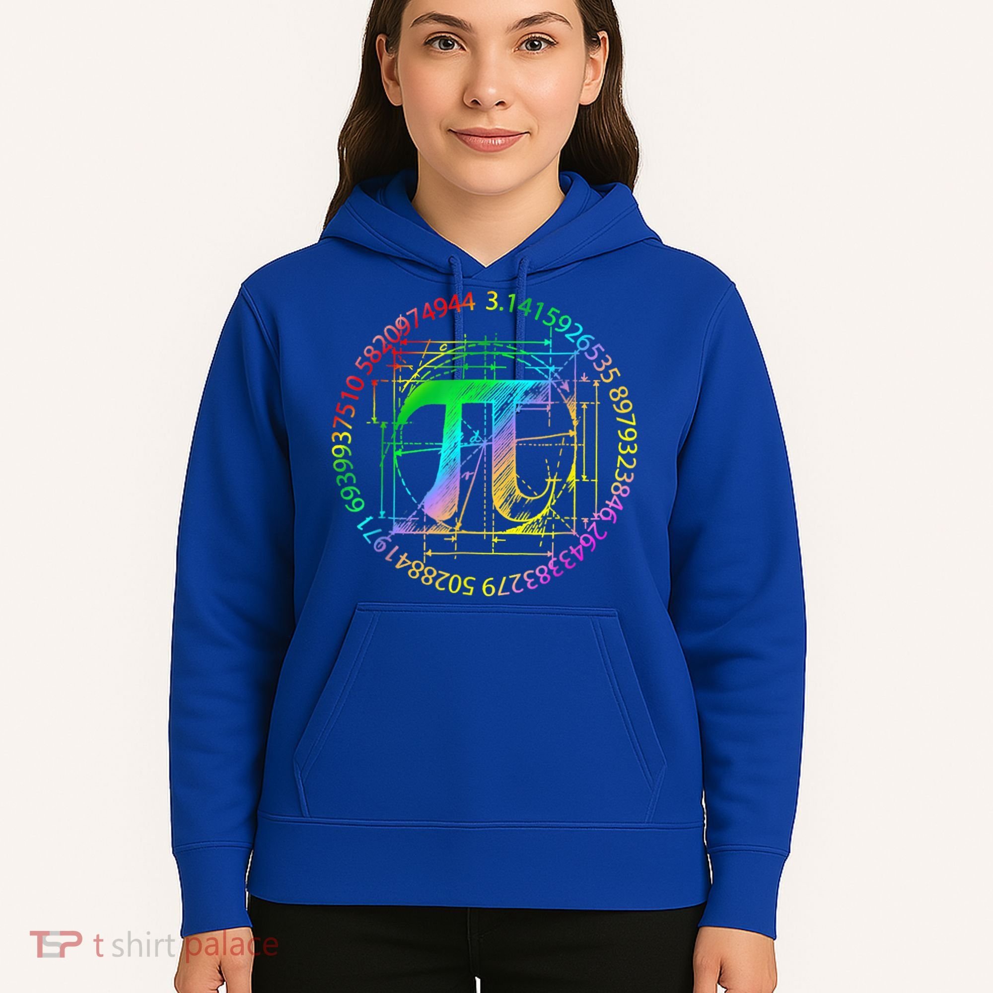 Happy Pi Day Gift 3.14 Pi Mathematic Math Teacher Gift Hoodie