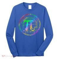 Happy Pi Day Gift 3.14 Pi Mathematic Math Teacher Gift Long Sleeve Shirt thumb 0